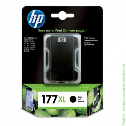 Картридж HP C8719HE 177XL Black водный