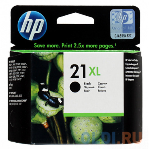 Картридж HP CC641HE 121XL Black пигментный