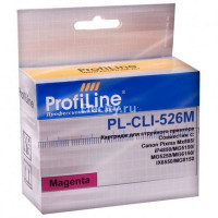 Картридж ProfiLine CLI-526M с чипом Magenta водный совместимый