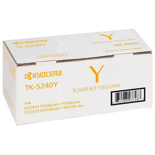 Тонер-туба Kyocera TK-5240Y оригинальная