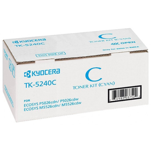 Тонер-туба Kyocera TK-5240C оригинальная