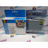 Картридж Epson T1284 Yellow пигментный оригинальный